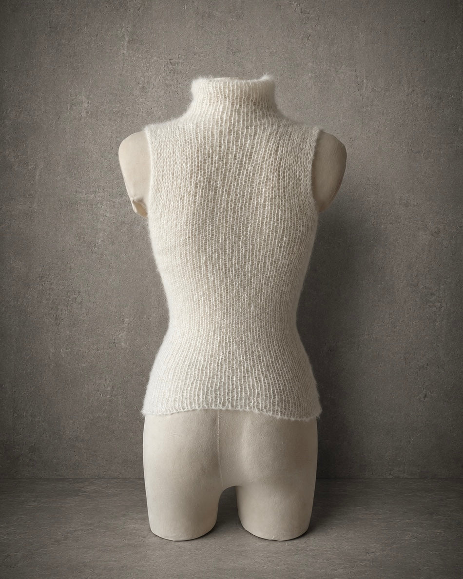 SHEER PLAIN TURTLENECK