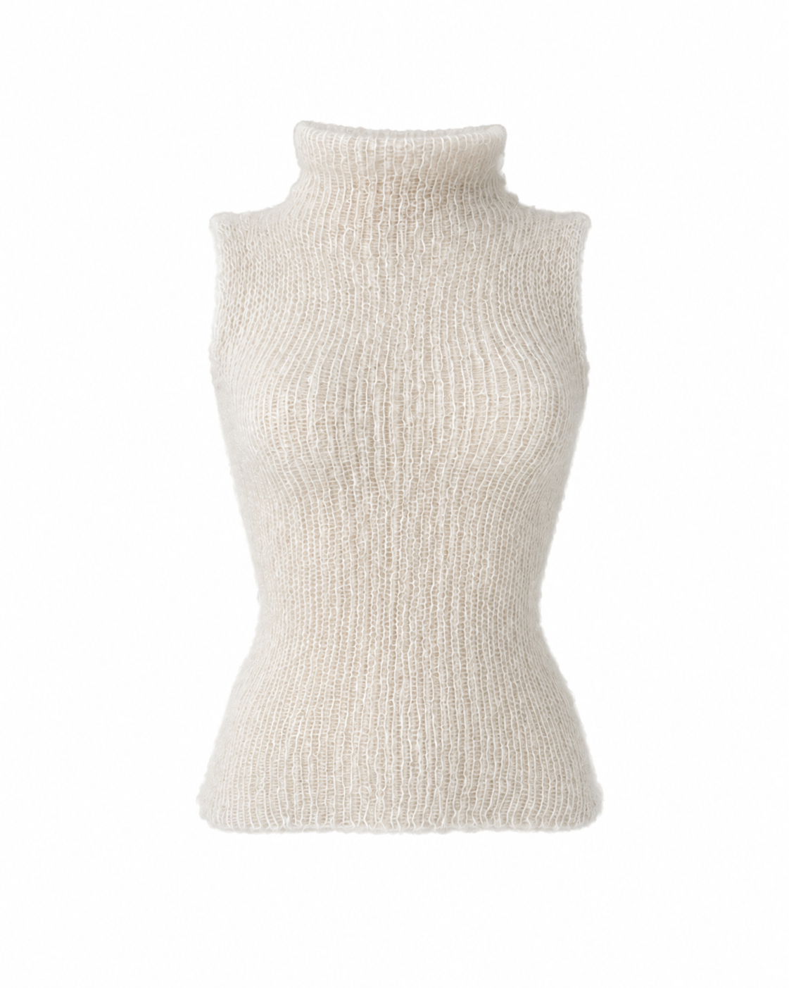 SHEER PLAIN TURTLENECK