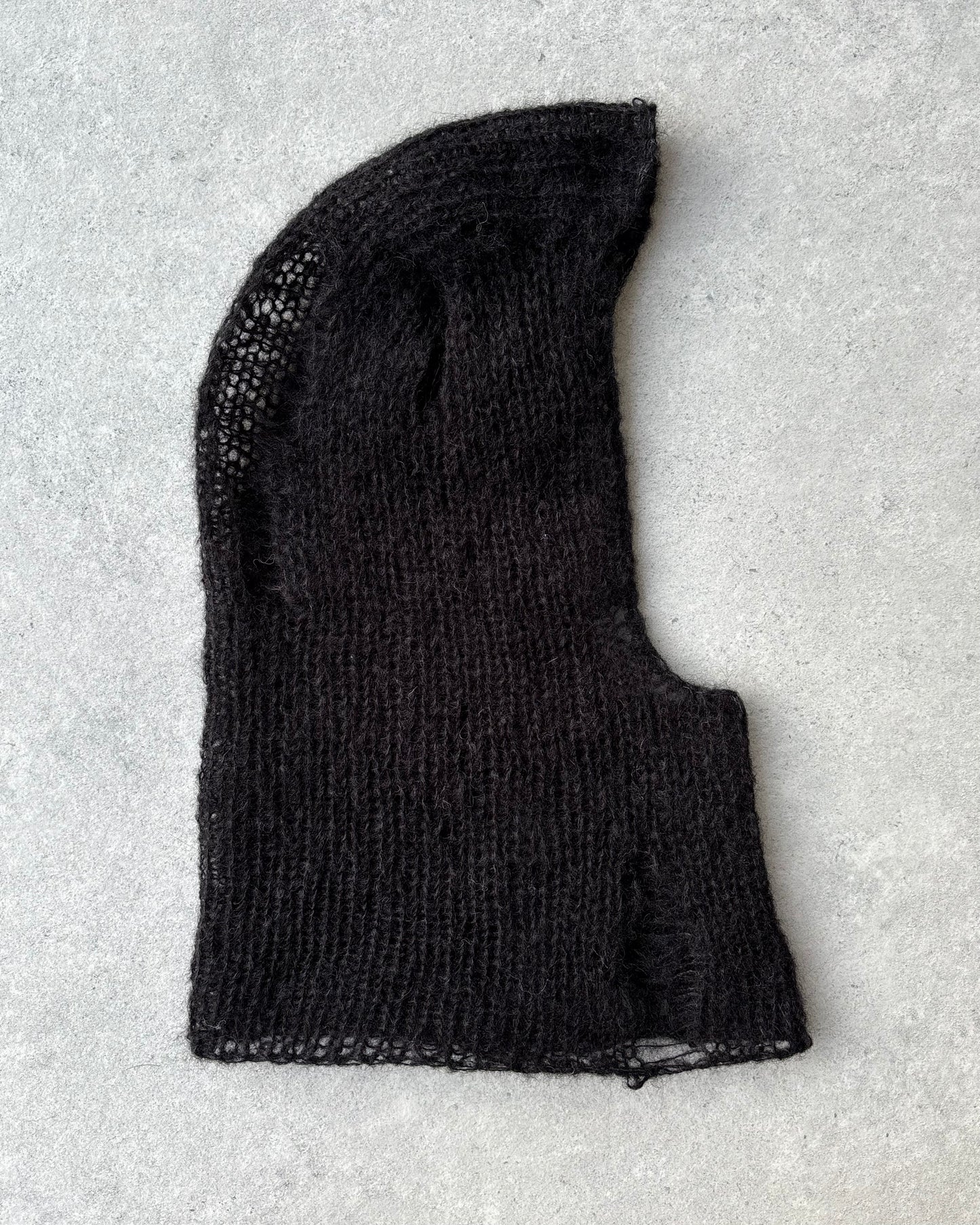 BLACK DISTRESSED BALACLAVA
