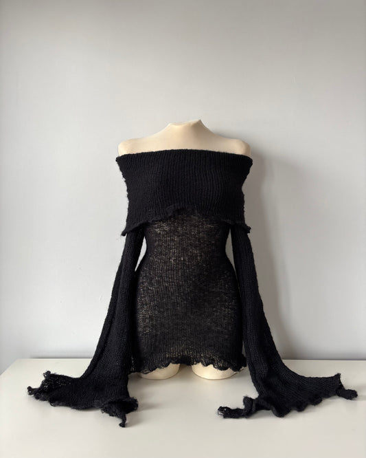 OFF-SHOULDER MINI DRESS